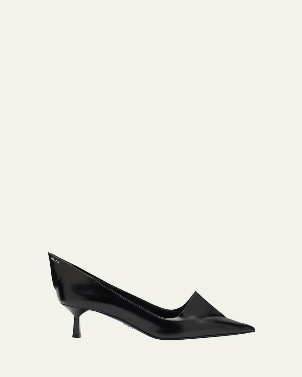 Modellerie Spiked Leather Pumps